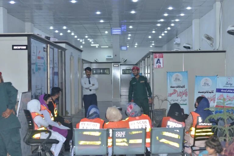 Emergency training participants at YMC